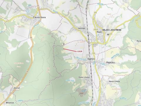 Dražba lesa, Spešov, 316 m2