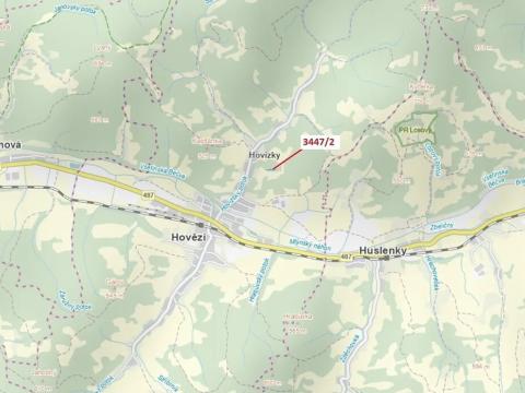 Dražba lesa, Hovězí, 550 m2