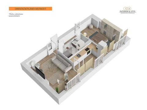 Prodej bytu 2+1, Děčín, Kamenická, 56 m2