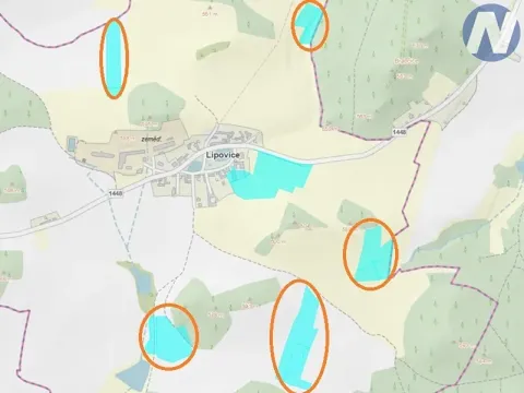 Prodej pozemku, Lipovice, 72564 m2