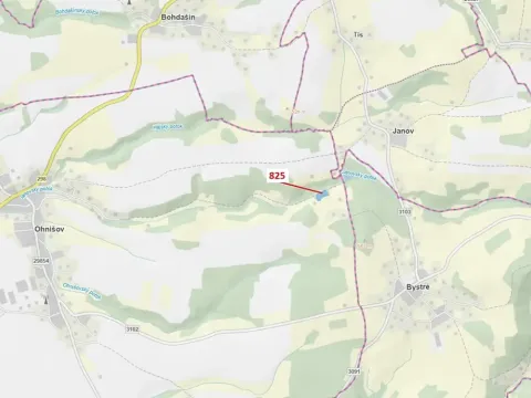 Dražba lesa, Ohnišov, 4071 m2