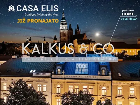 Pronájem bytu 2+kk, Hradec Králové, Eliščino nábřeží, 34 m2