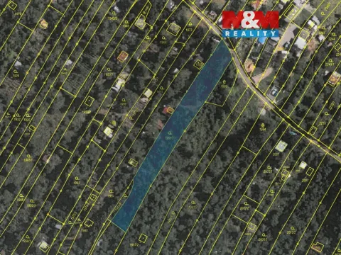 Prodej zahrady, Brno, Na Jurance, 1744 m2