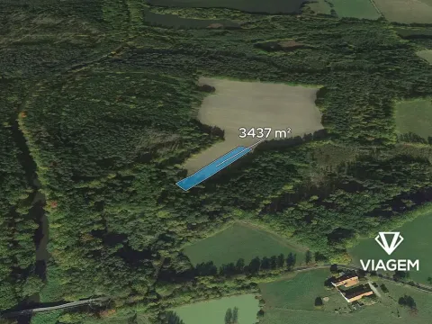 Prodej podílu pole, Třeboň, 859 m2