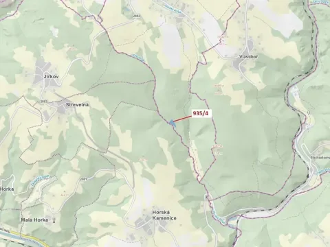 Dražba lesa, Jílové u Držkova, 3532 m2