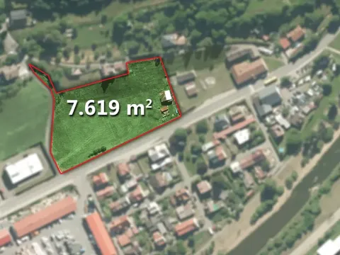 Prodej komerčního pozemku, Vsetín, Lázky, 7619 m2