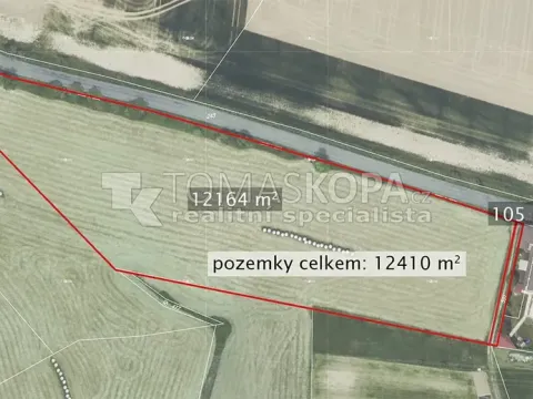 Prodej pozemku pro bydlení, Roblín, 12410 m2