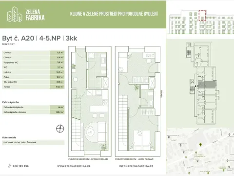 Prodej bytu 3+kk, Šternberk, Uničovská, 66 m2