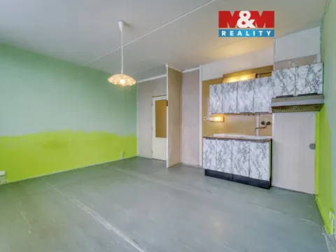 Prodej bytu 1+kk, Plzeň - Bolevec, Nýřanská, 27 m2