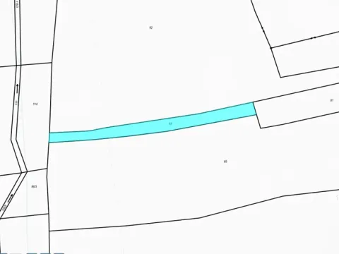 Dražba pole, Úžice, 1043 m2