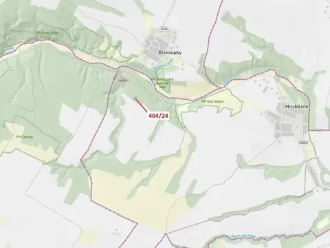 Dražba lesa, Ivančice, 741 m2