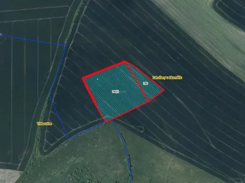 Prodej pole, Křešice, 7187 m2