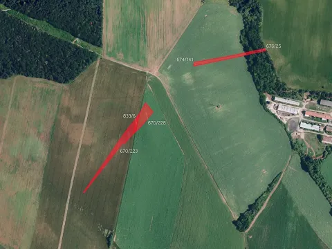 Prodej pole, Mokrá-Horákov, 6963 m2