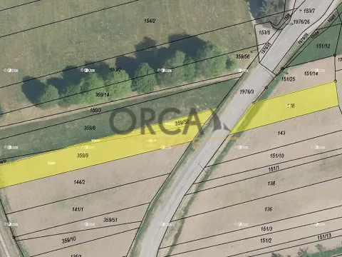 Prodej pole, Mouchnice, 1305 m2