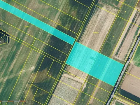 Prodej podílu pole, Bořitov, 9425 m2