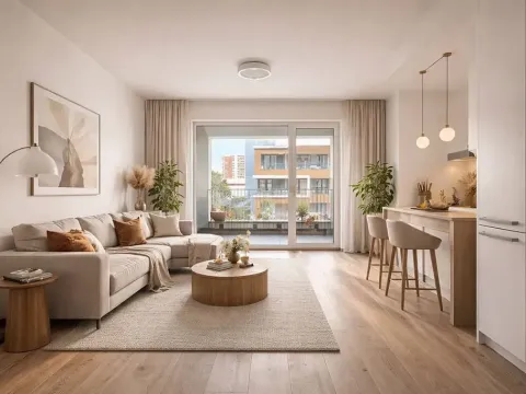 Pronájem bytu 1+kk, Praha - Vysočany, Poděbradská, 30 m2