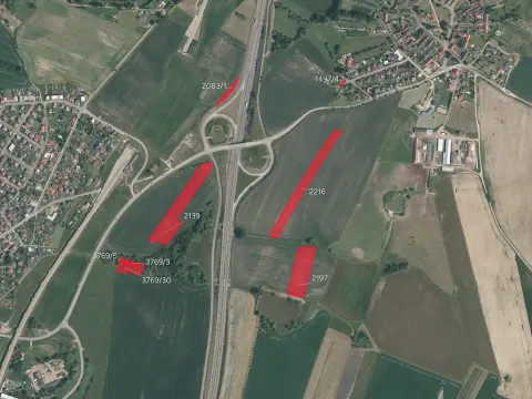 Prodej pole, Zvěrotice, 53741 m2