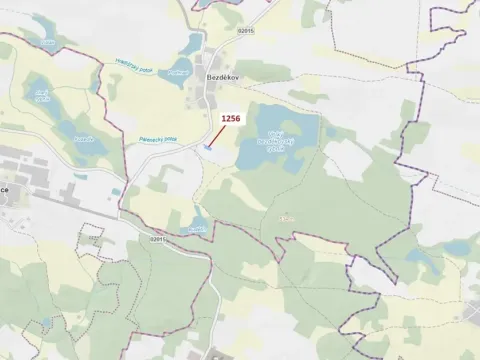 Dražba lesa, Hradiště, 1284 m2