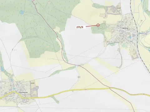 Dražba pole, Milavče, 72 m2