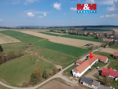 Prodej výrobních prostor, Bořetín, 1393 m2