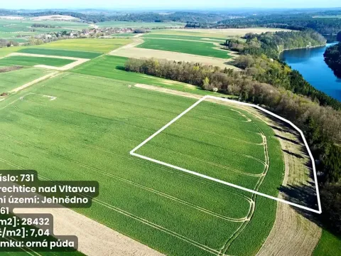 Prodej pole, Albrechtice nad Vltavou, 28432 m2
