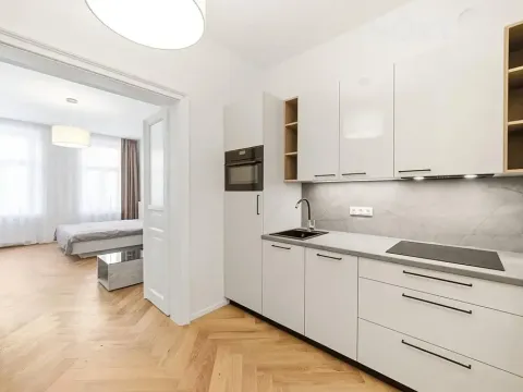 Pronájem bytu 2+kk, Praha - Vinohrady, Velehradská, 44 m2