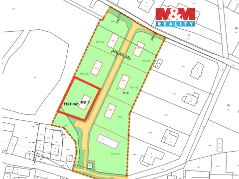Prodej pozemku pro bydlení, Vesce, 1121 m2