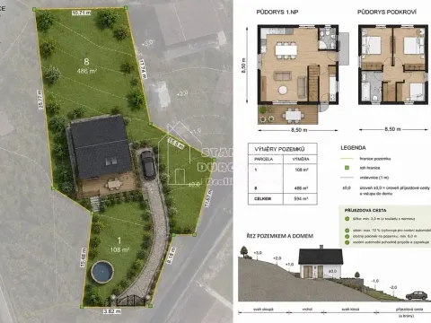 Prodej pozemku pro bydlení, Klášterec nad Ohří, 594 m2