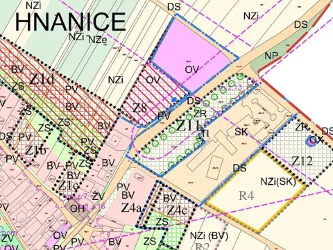 Prodej pozemku pro bydlení, Hnanice, 1450 m2