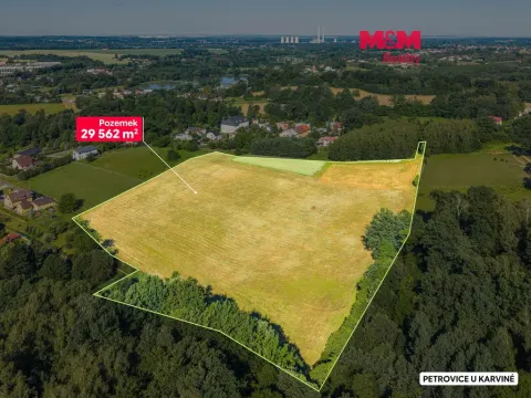 Prodej louky, Petrovice u Karviné - Prstná, 29562 m2