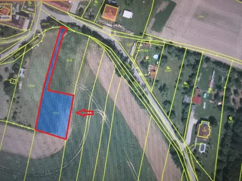Prodej pozemku pro bydlení, Kluky, 1186 m2