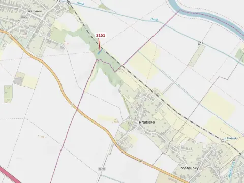 Dražba lesa, Bezměrov, 660 m2
