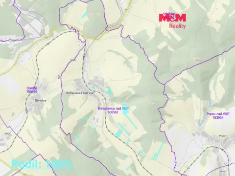 Prodej louky, Bohuslavice nad Vláří, 127756 m2
