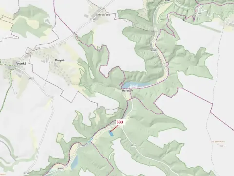 Dražba lesa, Nebužely, 6701 m2