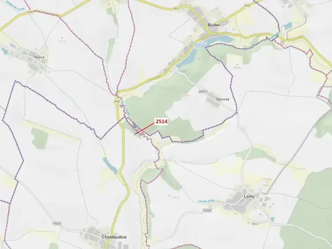Dražba lesa, Chotěbudice, 532 m2