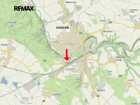 Prodej komerčního pozemku, Choceň, 2418 m2