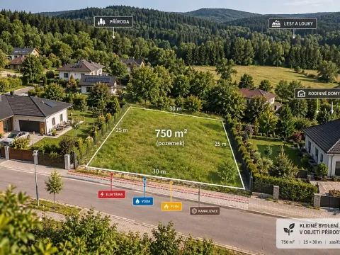 Prodej pozemku pro bydlení, Vilémov, 750 m2