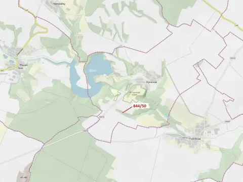 Dražba lesa, Výrovice, 3 m2