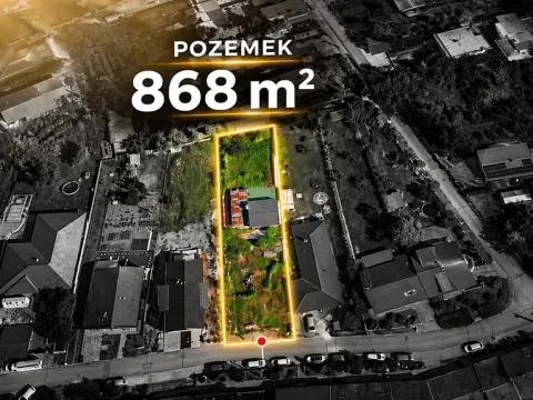 Prodej pozemku pro bydlení, Rajhrad, Bezručova, 868 m2