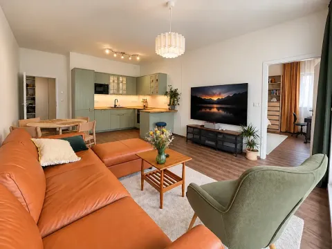 Pronájem bytu 2+kk, Praha - Vysočany, Gerstelova, 66 m2