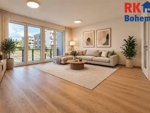 Pronájem bytu 1+kk, Praha - Dolní Počernice, 45 m2
