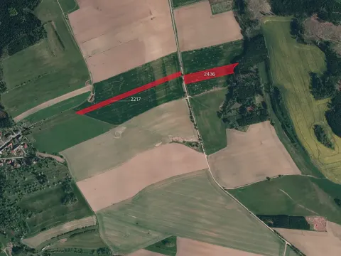 Prodej pole, Bobrová, 13842 m2