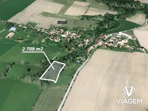 Prodej zahrady, Zádolí, 2709 m2